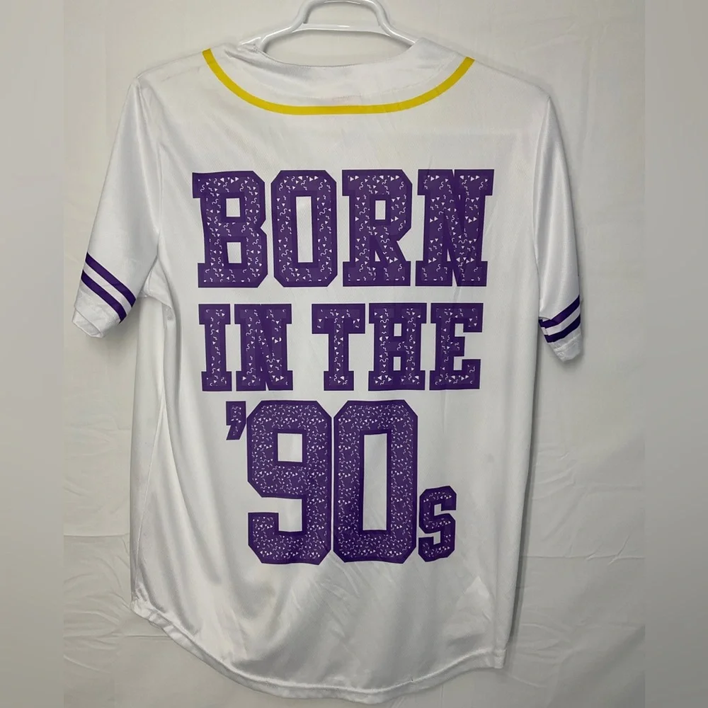 NWT Unisex Nickelodeon Rugrats Born in the 90s White Jersey Medium - Picture 3 of 5